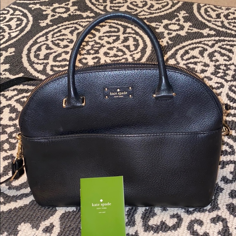 Kate Spade Black Dome Satchel